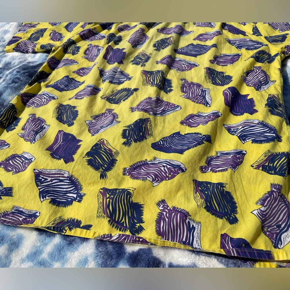 Vintage 90s Basic Elements Button Down Funky Shir… - image 6